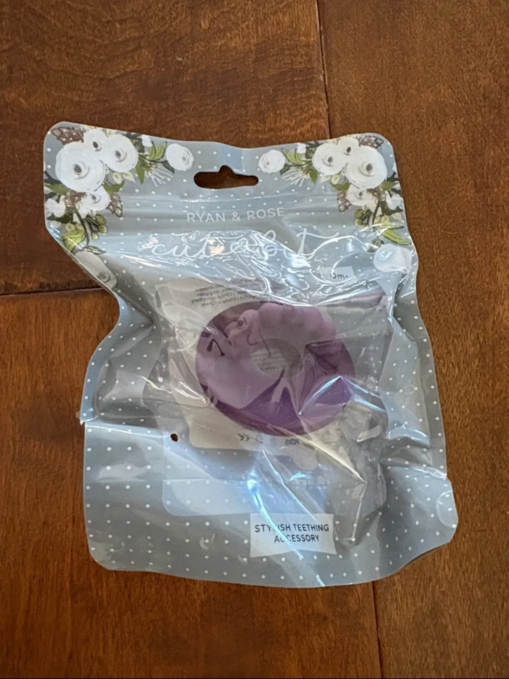 Ryan & Rose - Purple Baby Teething & Pacifier Accessories Set